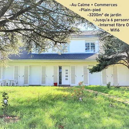 Logement Entier Avec Grand Jardin Et Parking Wifi 6 Et Fibre Berck Exterior photo